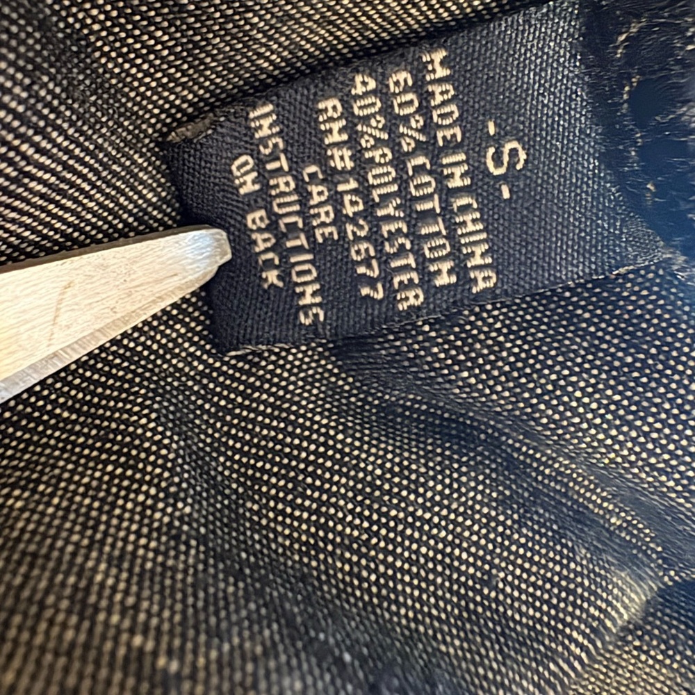 🚨3 for $15 VTG NWT Rocawear Shirt Men S Grey Acid Wash Denim 90s Y2K - Picture 5 of 9